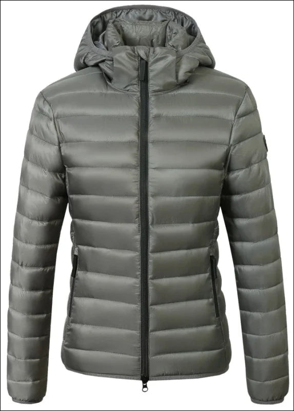 Covalliero Womens Quilted Jacket - Grey / XS