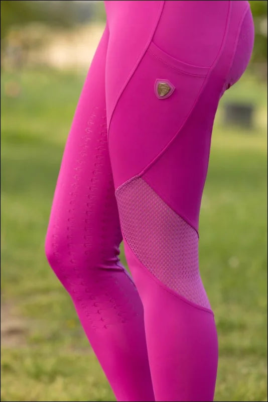 Covalliero Women’s Riding Tights - Light Berry