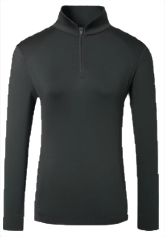 Covalliero Women’s 1/4 Zip Active Shirt -Black