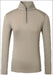 Covalliero Women’s Active 1/4 Zip Shirt - Taupe