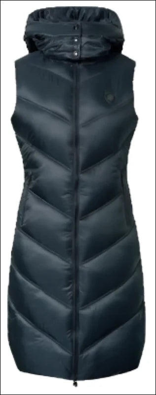 Covalliero Women’s Long Padded Waistcoat - Dark Navy