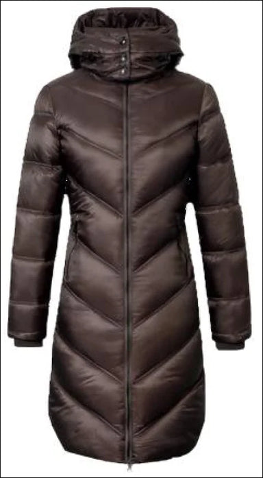 Covalliero Women’s Quilted Coat - Coffee