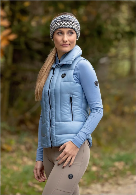 Covalliero Women’s Quilted Gilet - Winter Sky