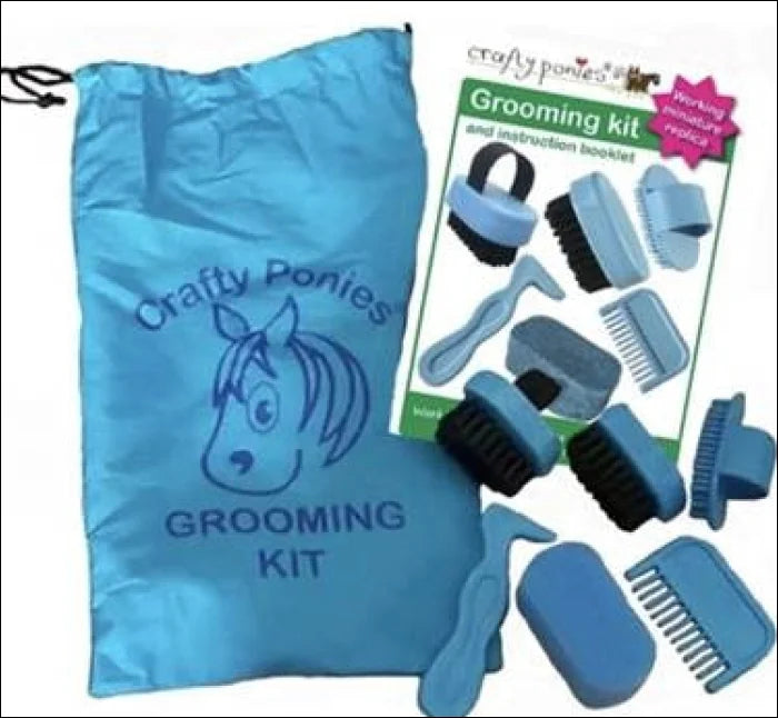 Crafty Ponies Grooming Kit - Blue