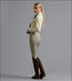 Delta Ladies Full Seat Gel Riding Breeches Beige