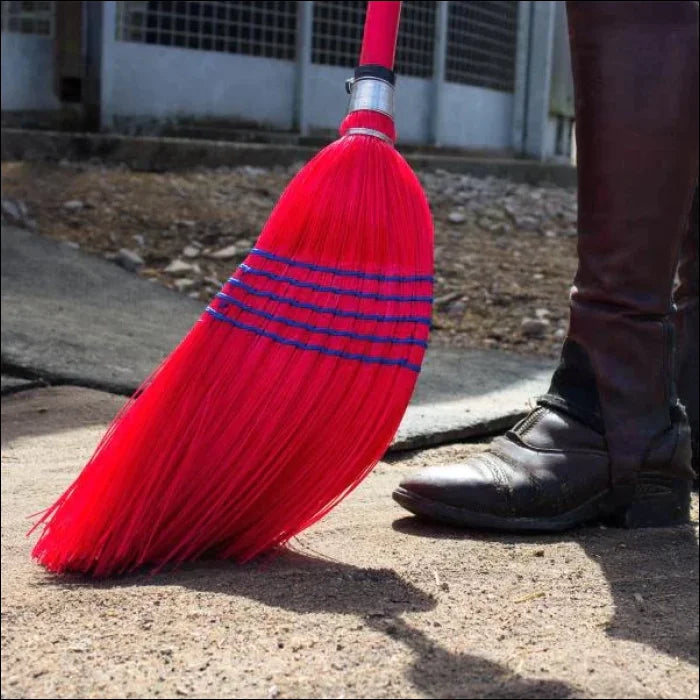 Delux Witches Broom - Red (IN STORE ONLY) - 30cm