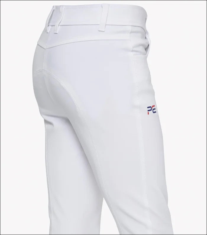 Derby Boys Riding Breeches - White