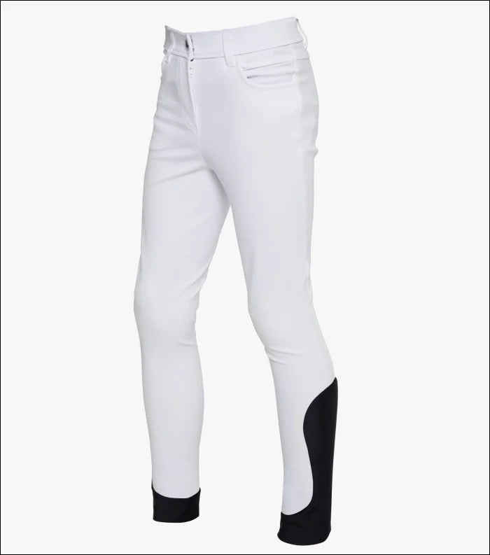 Derby Boys Riding Breeches - White