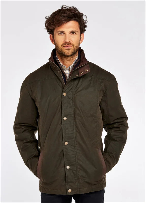 Dubarry Carrickfergus Waxed Jacket Olive
