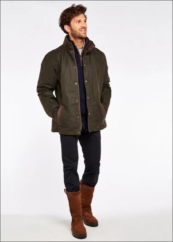 Dubarry Carrickfergus Waxed Jacket Olive