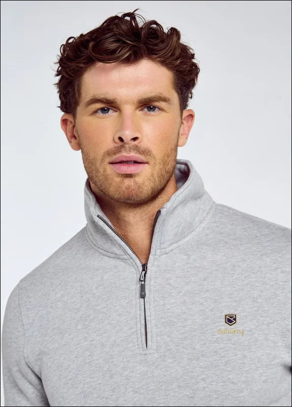 Dubarry Mens Boyce Zip Sweatshirt - Grey / S