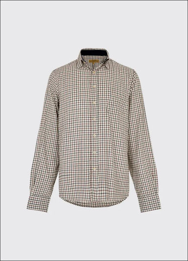 Dubarry Mens Connell Check Shirt - Ox Blood