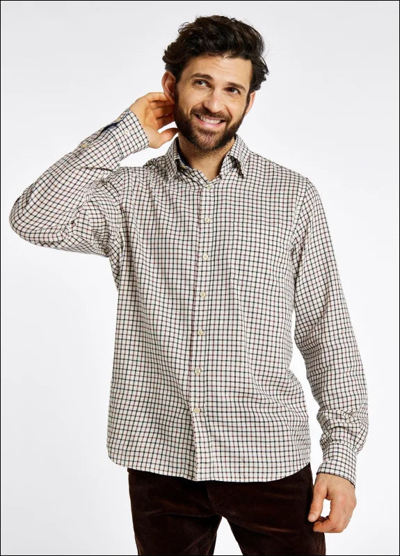 Dubarry Mens Connell Check Shirt - Ox Blood