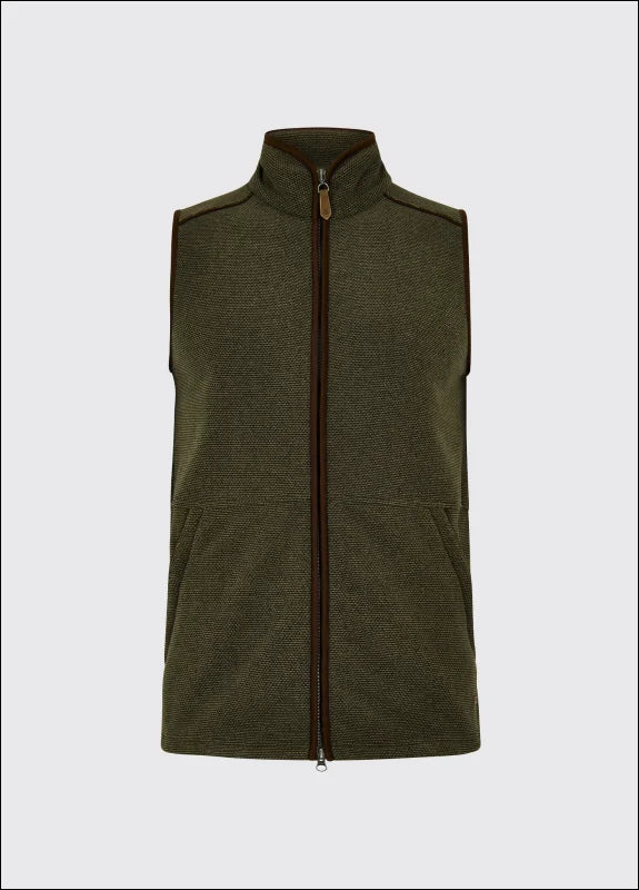 Dubarry Mens Lifford Fleece Gilet - Olive / small