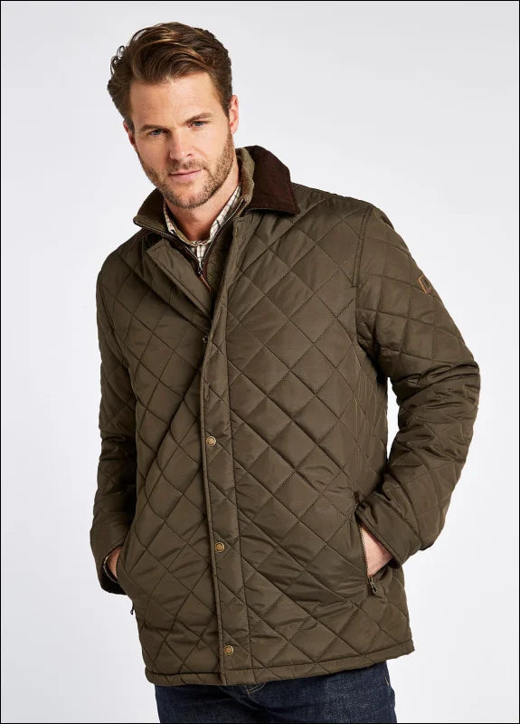 Dubarry Mountusher Quilted Jacket - Olive - XXL