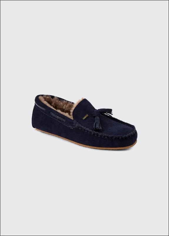 Dubarry Rosslare Moccasin Slipper - French Navy