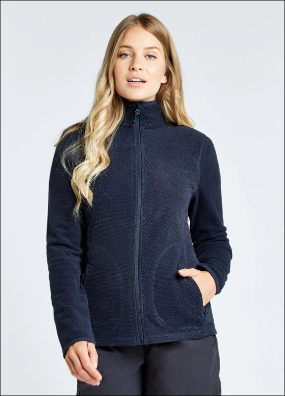 Dubarry Womens Sicily Full Zip Fleece - Navy - 34