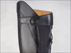 Ego7 Aries Long Leather Riding Boots - Black. Height