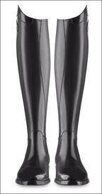 Ego7 Aries Long Leather Riding Boots - Black - Height - Tall