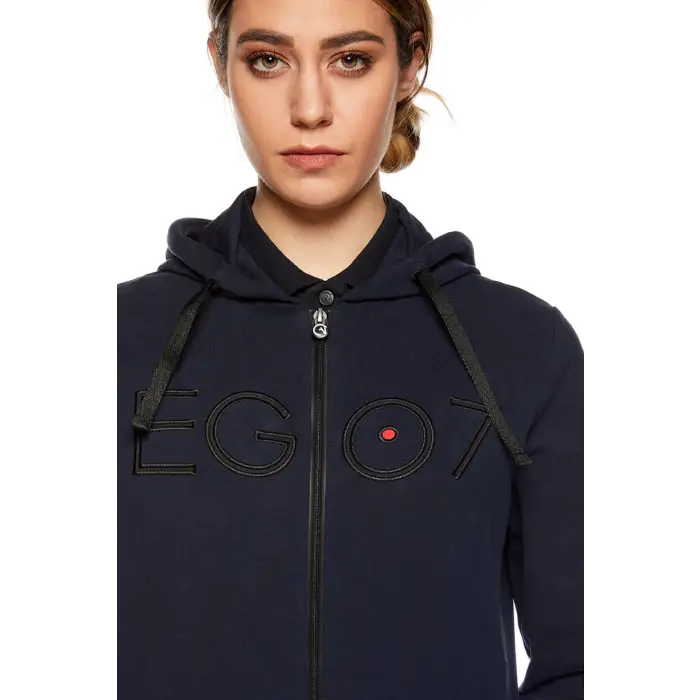Ego7 Ladies After Riding Zipped Sweater Navy