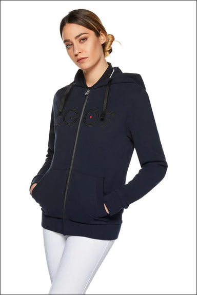 Ego7 Ladies After Riding Zipped Sweater Navy