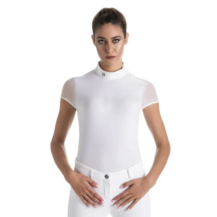 Ego7 Ladies Rita Short Sleeve Show Shirt - XS\8\40 / White
