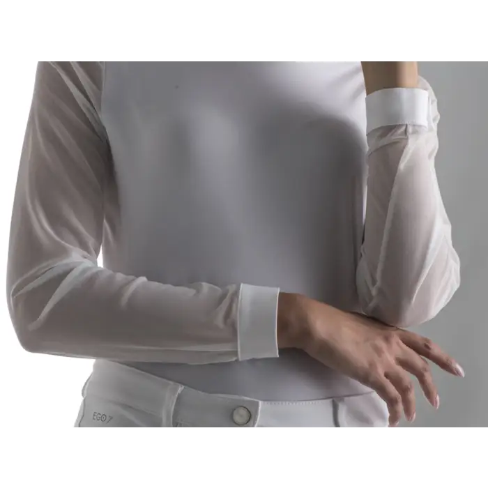 Ego7 Rita Long Sleeve Show Shirt - White
