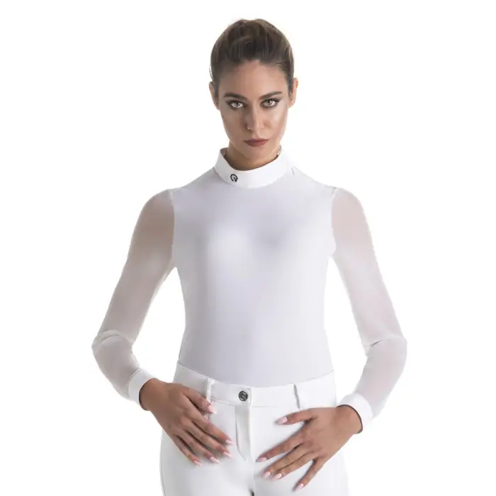 Ego7 Rita Long Sleeve Show Shirt - White