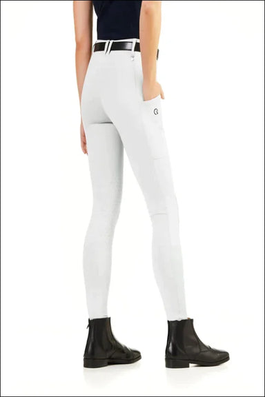 Ego7 Womens HH Riding Tights - White