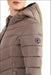 Ego7 Womens Febe Short Padded Jacket with Hood - Turtledove