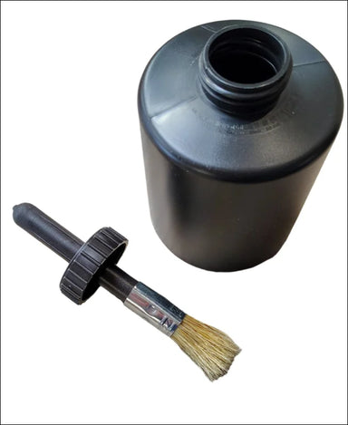 Empty Hoof Oil Can with Brush