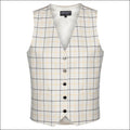 Equetech Ladies Check Waistcoat - Gold/Black