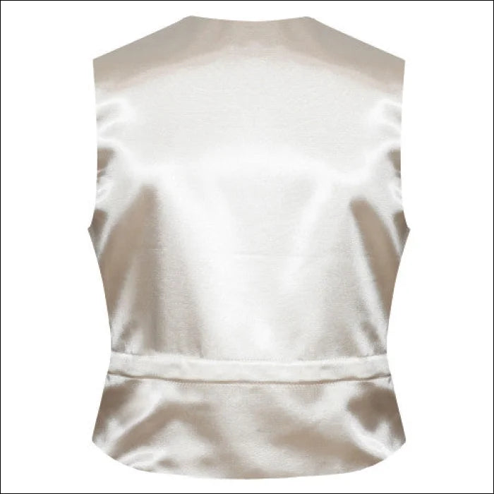 Equetech Ladies Check Waistcoat - Gold/Black