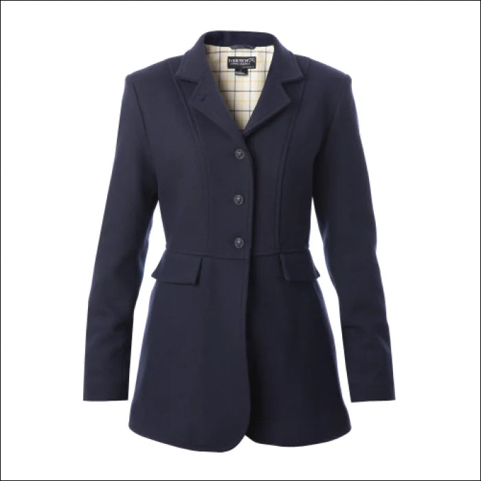 Equetech Ladies Hunt Wool Coat - Navy