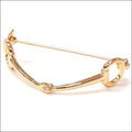 Equetech Snaffles Stock Pin - Yellow