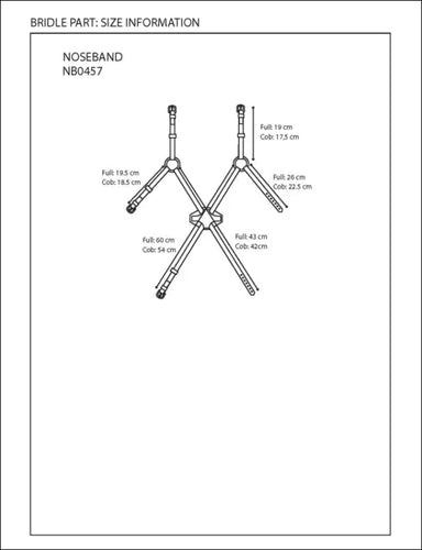 Equiline Mexican Noseband