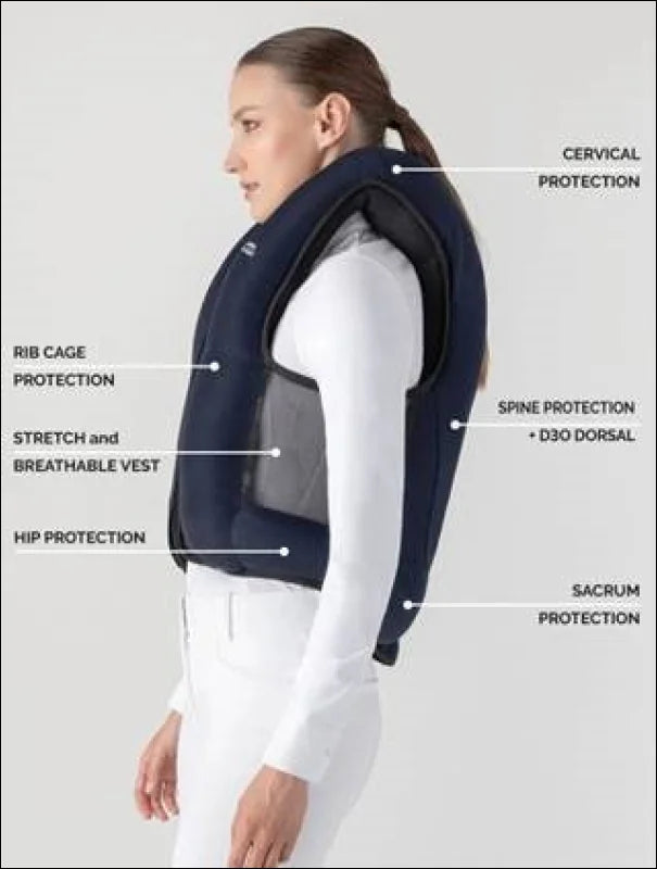 Equiline Unisex Air Vest Navy