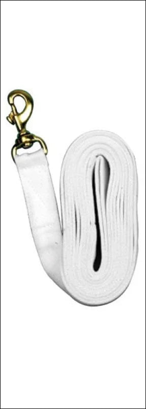 Equisential White Cotton Lead Brass Snap - 12’’