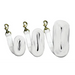 Equisential White Cotton Lead Brass Snap - 24’