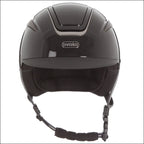 Evoke Callisto Classic Peak Riding Helmet - Black