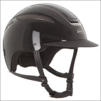 Evoke Callisto Classic Peak Riding Helmet - Black