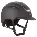 Evoke Callisto Classic Peak Riding Helmet - Black/Silver