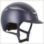 Evoke Callisto Classic Peak Riding Helmet - Navy/Chrome