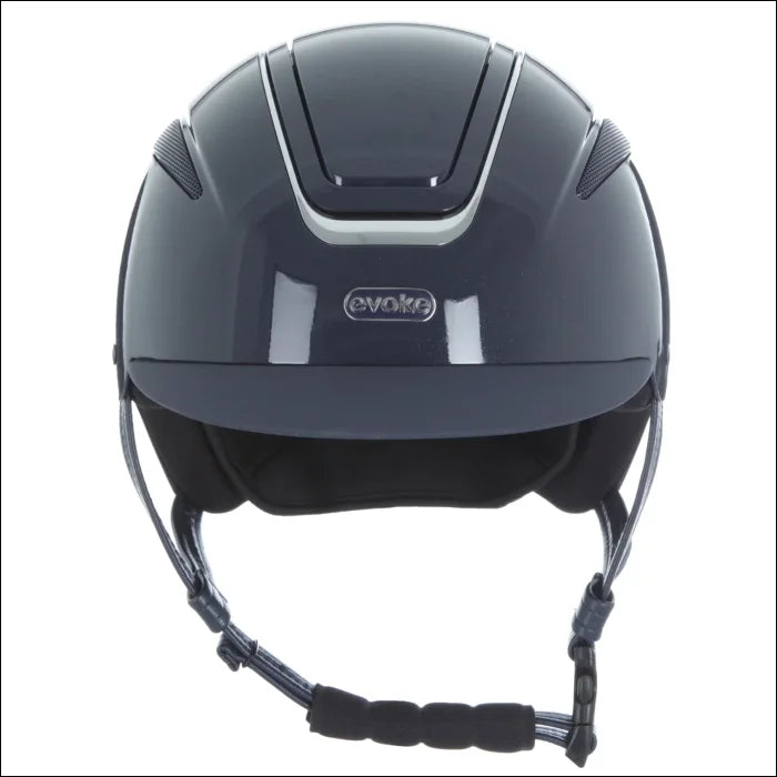 Evoke Callisto Classic Peak Riding Helmet - Navy