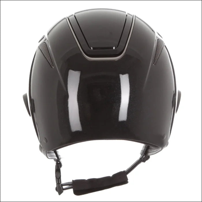 Evoke Callisto Wide Peak Riding Helmet - Black