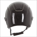 Evoke Callisto Wide Peak Riding Helmet - Black