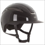 Evoke Callisto Wide Peak Riding Helmet - Black