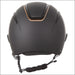 Evoke Callisto Wide Peak Riding Helmet - Black/Rose Gold