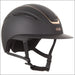 Evoke Callisto Wide Peak Riding Helmet - Black/Rose Gold