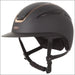 Evoke Callisto Wide Peak Riding Helmet - Black/Rose Gold